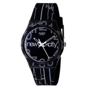 Swatch Swiss New York City Black Dial Watch